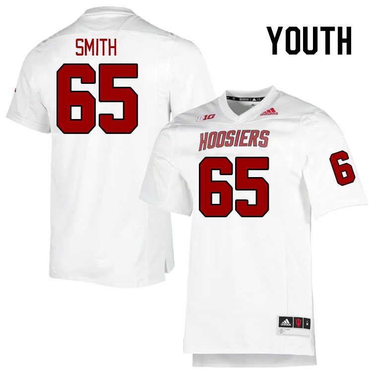 Youth #65 Carter Smith Indiana Hoosiers College Football Jerseys Stitched-Retro
